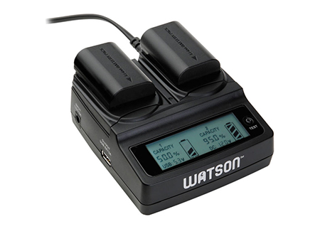 Cargador Dual de baterías Watson