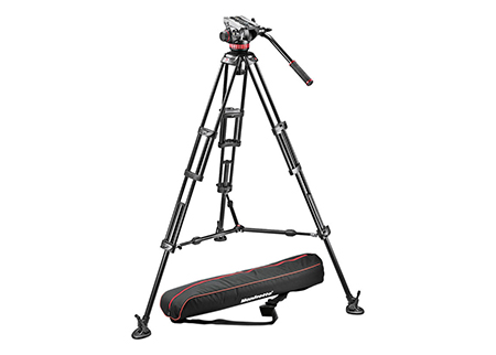 Trípode para video Manfrotto 546B cabeza fluida 502A